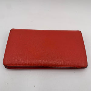 Chanel Red Caviar Flap Wallet