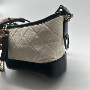 Chanel Black/White Quilted Bag