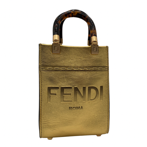 Fendi Gold Mini Handbag