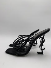 Load image into Gallery viewer, Yves Saint Laurent Black Strappy Opyum Heel