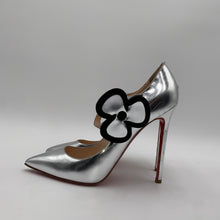 Load image into Gallery viewer, Christian Louboutin Silver Pointed Pump