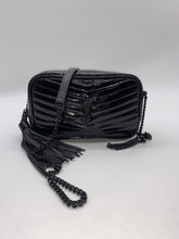 Load image into Gallery viewer, YSL Black Patent Leather Crossbody Bag