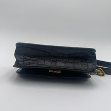 Load image into Gallery viewer, Balenciaga Black Croc Bag
