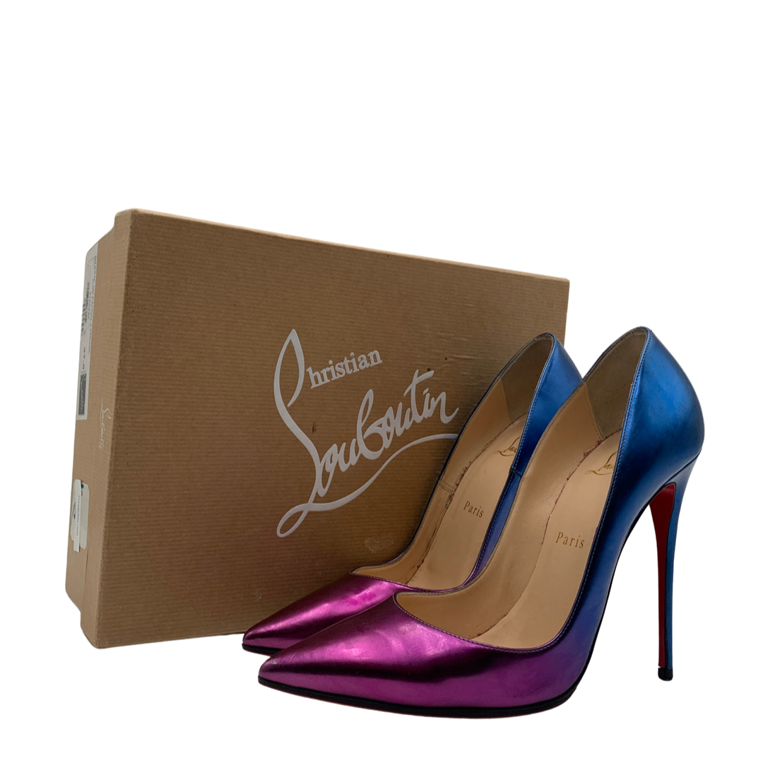 Christian Louboutin Blue Ombre Heel RCR Luxury Boutique