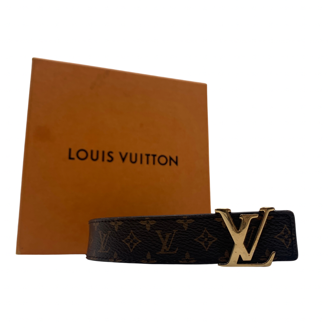 Louis Vuitton Monogram Skinny Belt