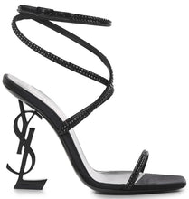 Load image into Gallery viewer, Yves Saint Laurent Black Strappy Opyum Heel