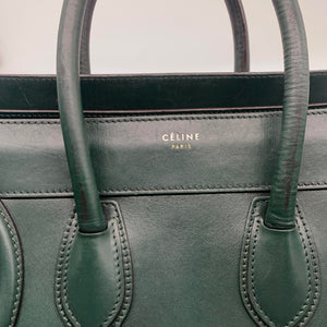 Celine Green Medium Phantom Tote Bag