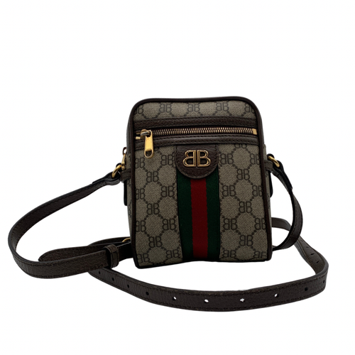 Balenciaga x Gucci Monogram Messenger Bag