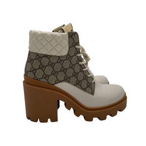 Gucci White Ankle Boot
