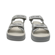 Load image into Gallery viewer, Celine White Leather Mens Sandals