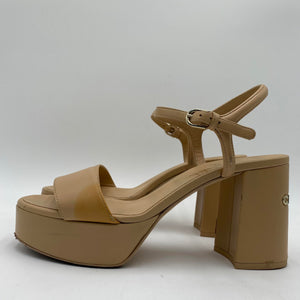 Chanel Leather Platform Heels