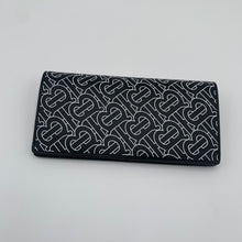 Load image into Gallery viewer, Burberry Black/White Monogram Long Wallet