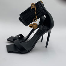 Load image into Gallery viewer, Versace Black &amp; Gold Heel