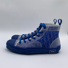 Load image into Gallery viewer, Dior Monogram Blue Print Hightop Sneakers