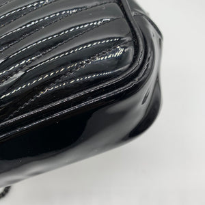 YSL Black Patent Leather Crossbody Bag