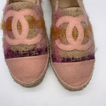 Load image into Gallery viewer, Chanel Pink/Plaid Espadrilles