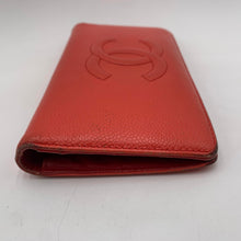 Load image into Gallery viewer, Chanel Red Caviar Flap Wallet