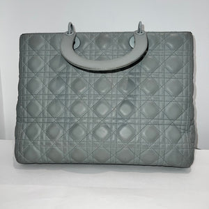 Dior Matte Grey Lady Bag
