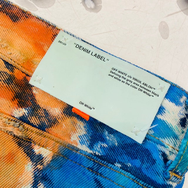 Rip Off Virgil Abloh Tie-Dye T-Shirt