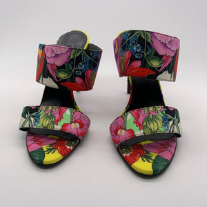 Versace Floral Sandal Heel