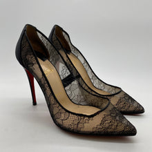 Load image into Gallery viewer, Christian Louboutin Black Lace Heel