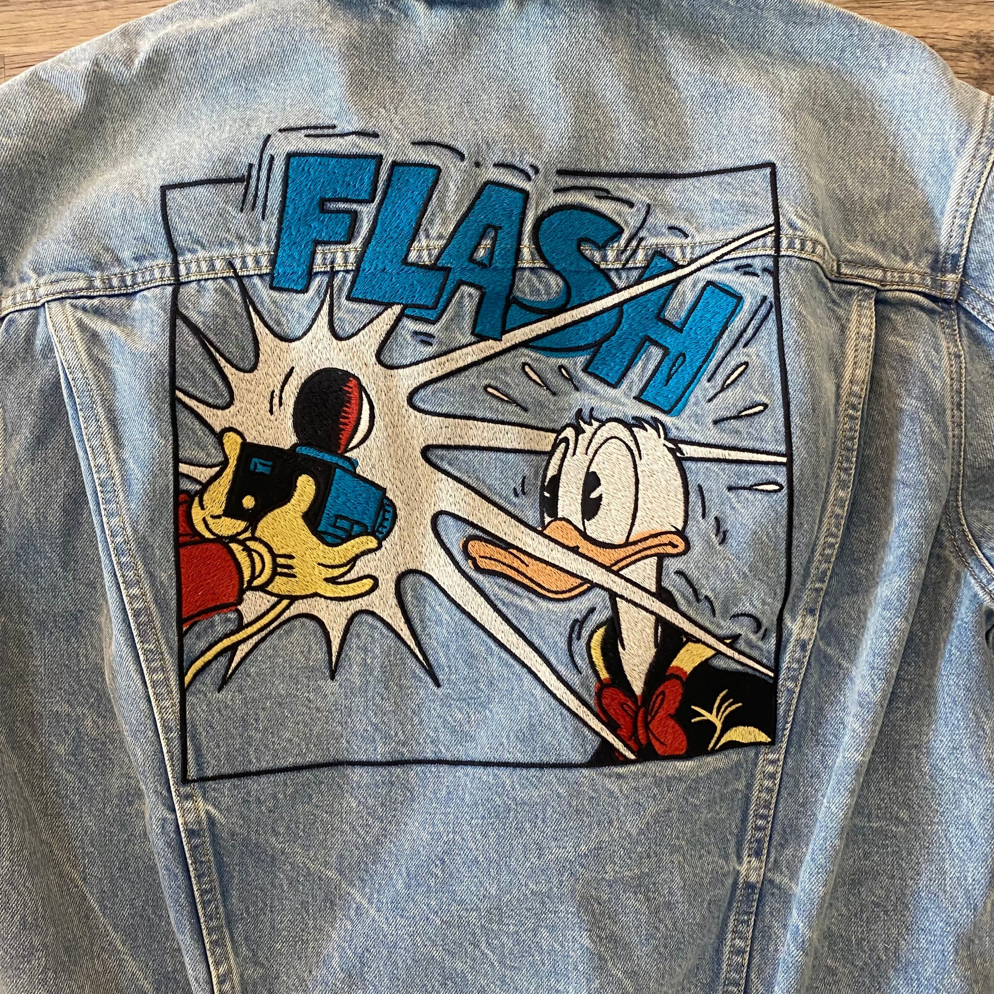 Gucci x Disney Men's Embroidered Denim Jacket