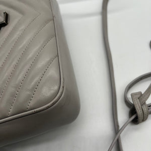 Yves Saint Laurent Light Grey Crossbody Bag