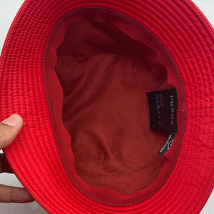 Prada Red Nylon Hat