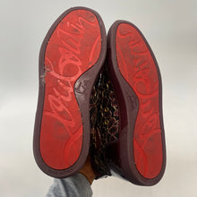 Load image into Gallery viewer, Christian Louboutin Burgandy HighTop Sneaker