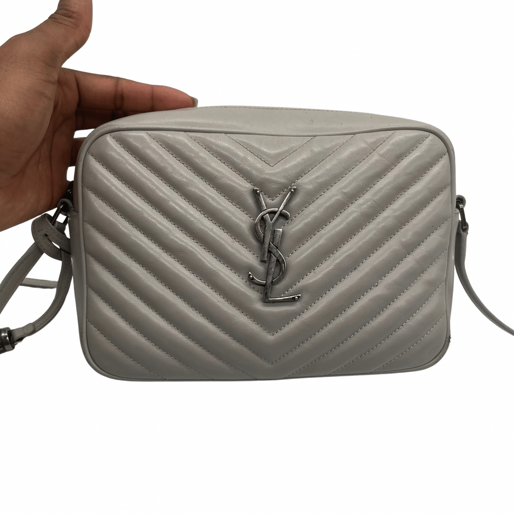 Ysl grey crossbody bag sales