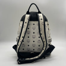 Load image into Gallery viewer, MCM White Backpack
