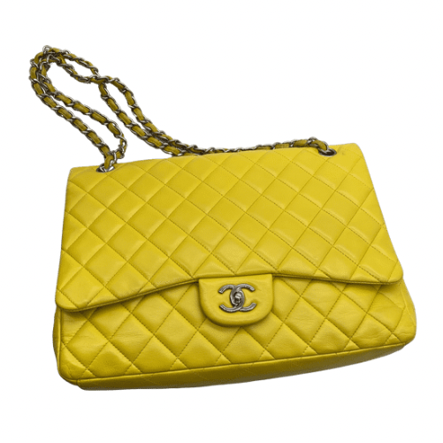 Chanel Yellow Jumbo Handbag – RCR Luxury Boutique