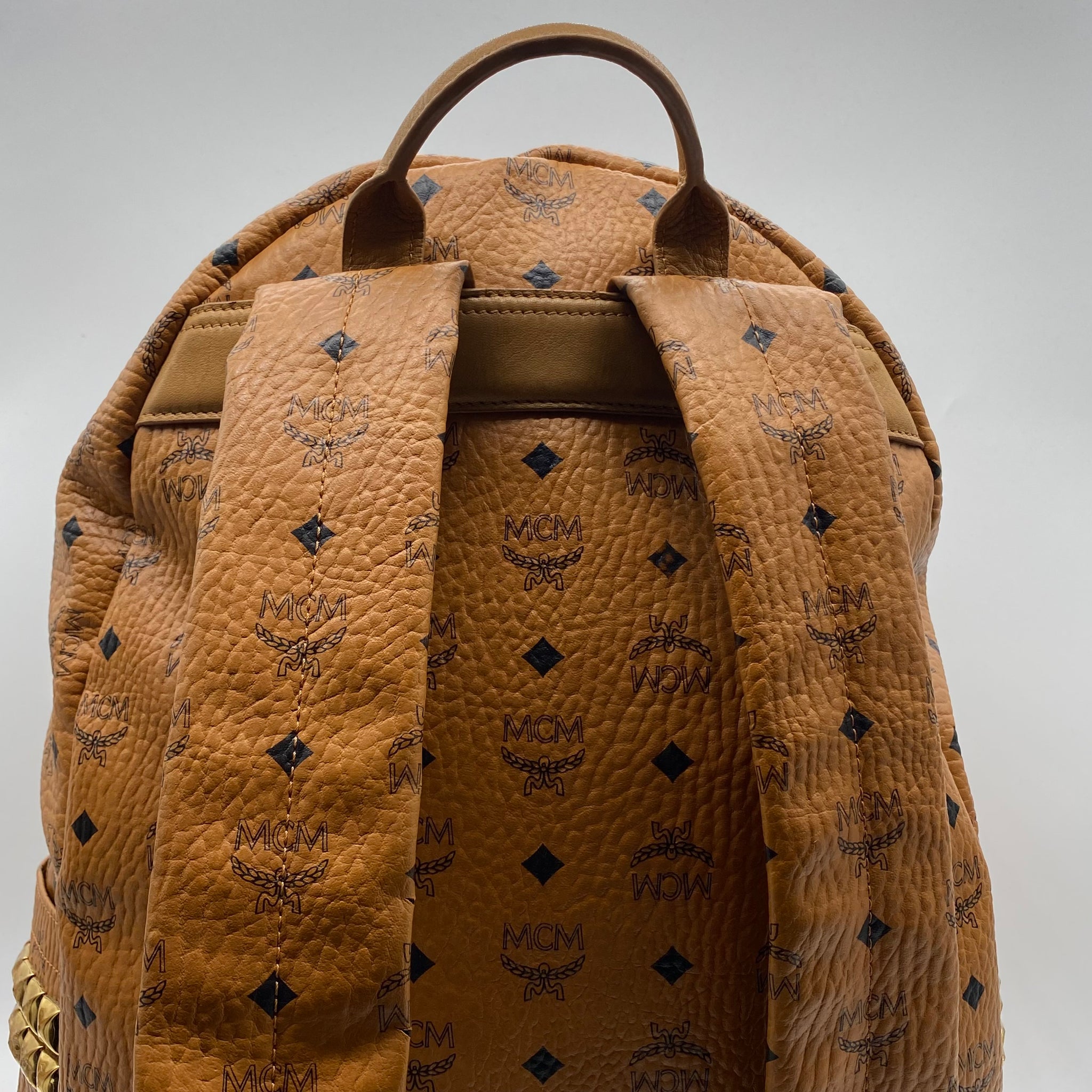 Mcm on sale backpack strap