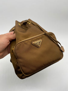 Brown Prada Nylon Bag