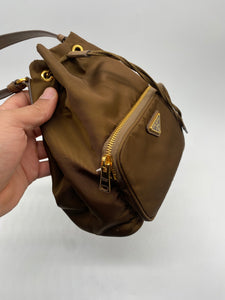 Brown Prada Nylon Bag