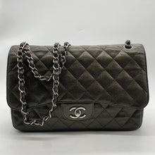 Load image into Gallery viewer, Chanel Classic Green Handbag