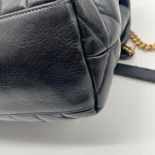 Load image into Gallery viewer, YSL Black Leather Crossbody Bag