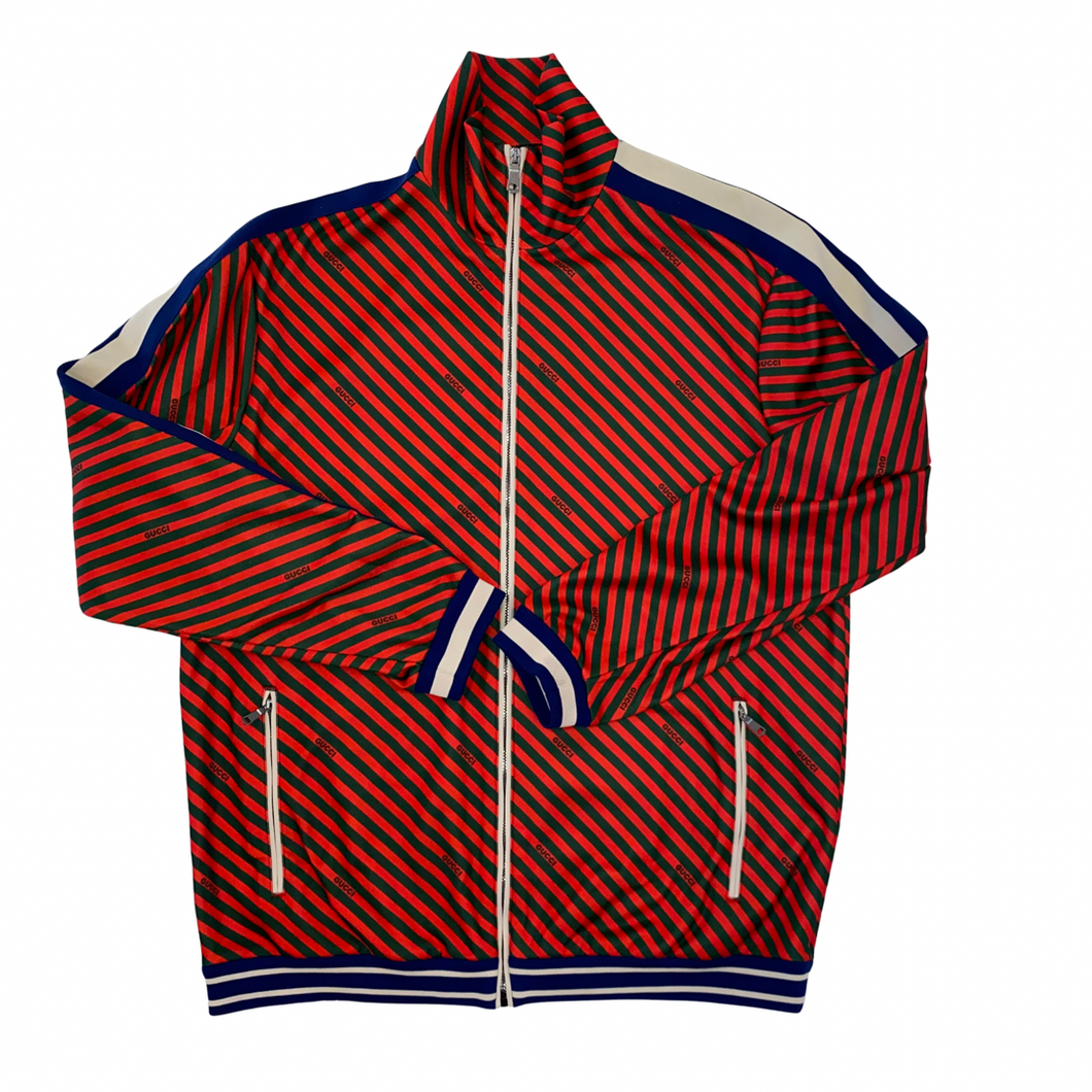 Gucci Logo Zip Over Jacket Jersey