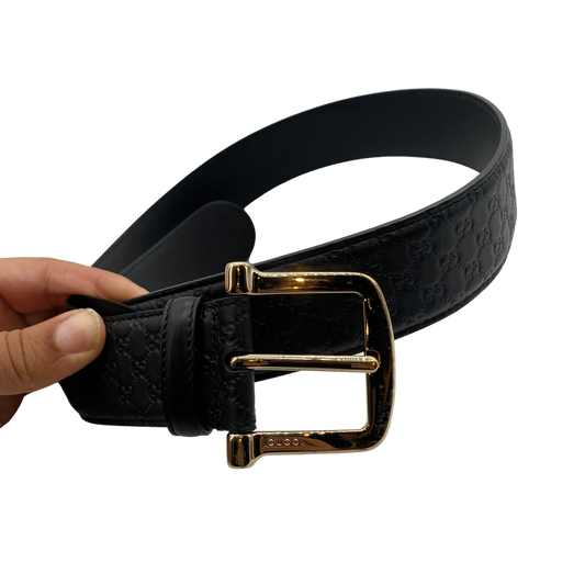 Gucci Black Belt
