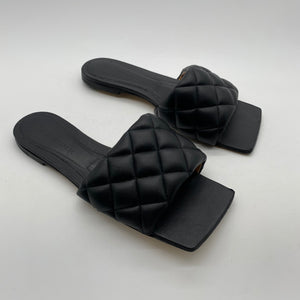 Bottega Black Sandal