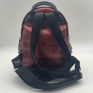 MCM Mini Bronze/Black Backpack