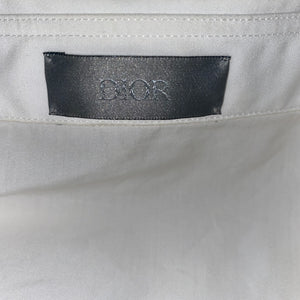 Christian Dior White Floral Logo Shirt 39'