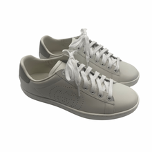 Load image into Gallery viewer, Gucci White &amp; Silver Ace Sneakers