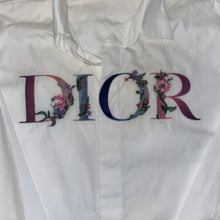 Load image into Gallery viewer, Christian Dior White Floral Logo Shirt 39&#39;