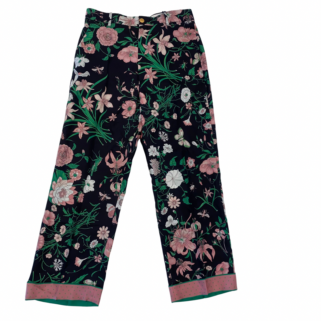 Gucci Cuffed Floral Pant