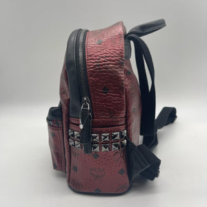 MCM Mini Bronze/Black Backpack