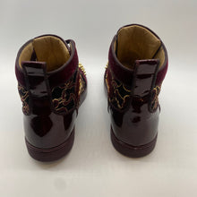 Load image into Gallery viewer, Christian Louboutin Burgandy HighTop Sneaker