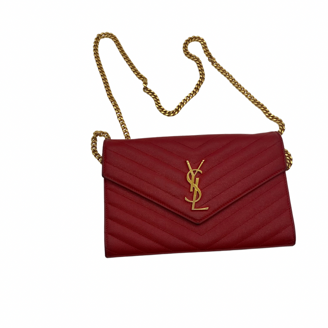 Yves Saint Laurent Red Shoulder Bag