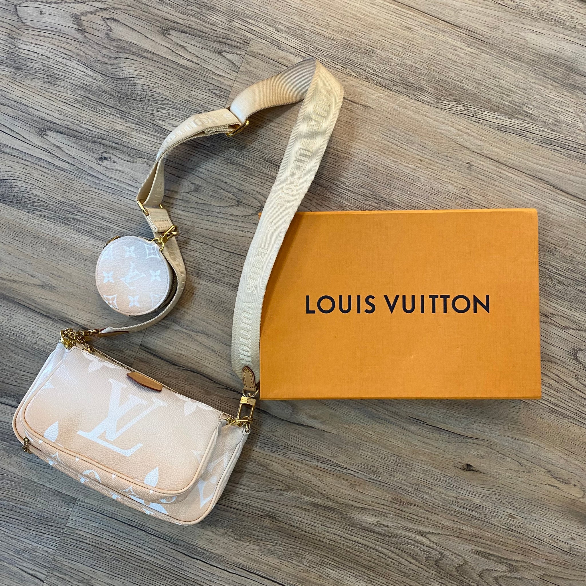 Louis Vuitton Monogram Giant By The Pool Multi Pochette Accessories Mist