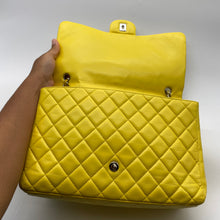 Load image into Gallery viewer, Chanel Yellow Jumbo Handbag
